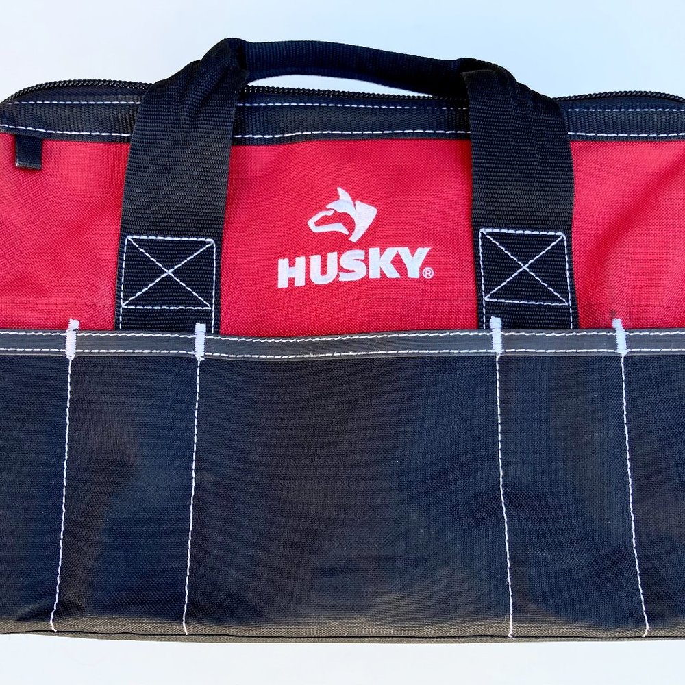 Husky Tool Bag 18" Water-Resistant, Contractor/DIY, 82003N11
